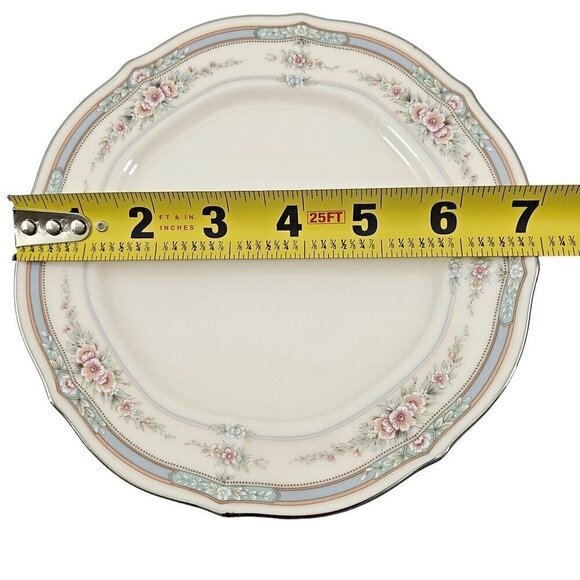 Noritake Rothschild Ivory China Platinum Band Bread & Butter Plates – Set of 4 - Picture 7 of 16